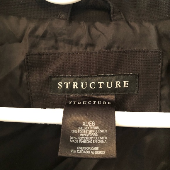 Structure men black jacket - Picture 4 of 7